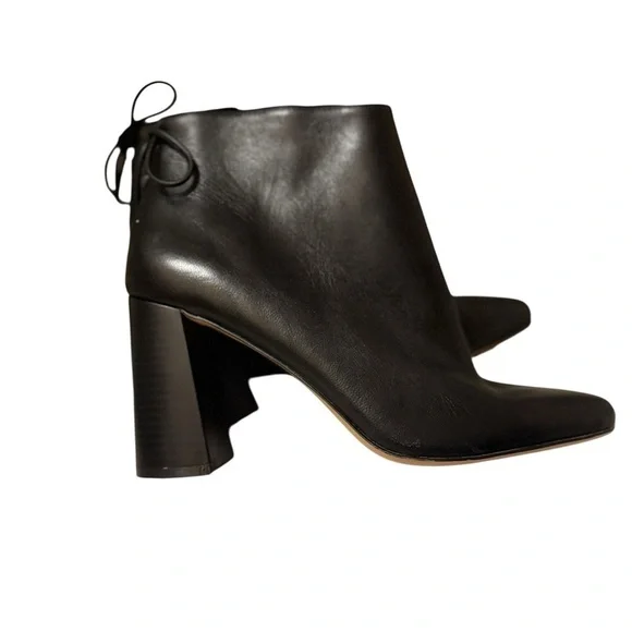 Black TINCTAMATONA CONCENTE Leather Ankle Boots new in the box - Picture 4 of 12